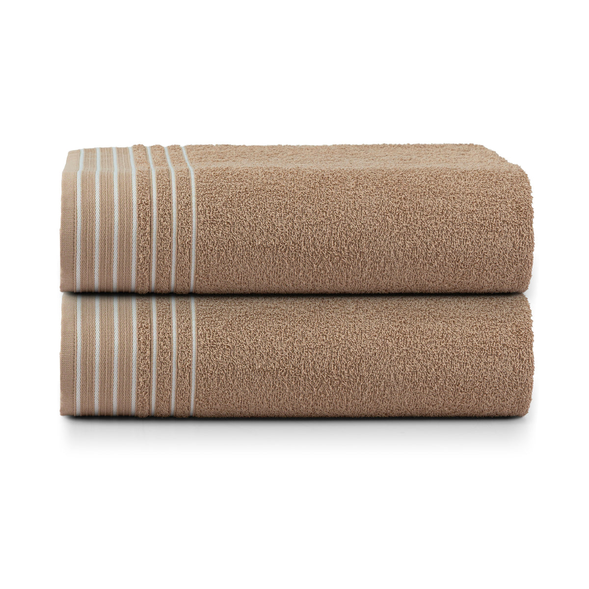 Set of 2 Kalistra Oversized Bath Towels 30" x 59" – 100% Cotton, 340 GSM