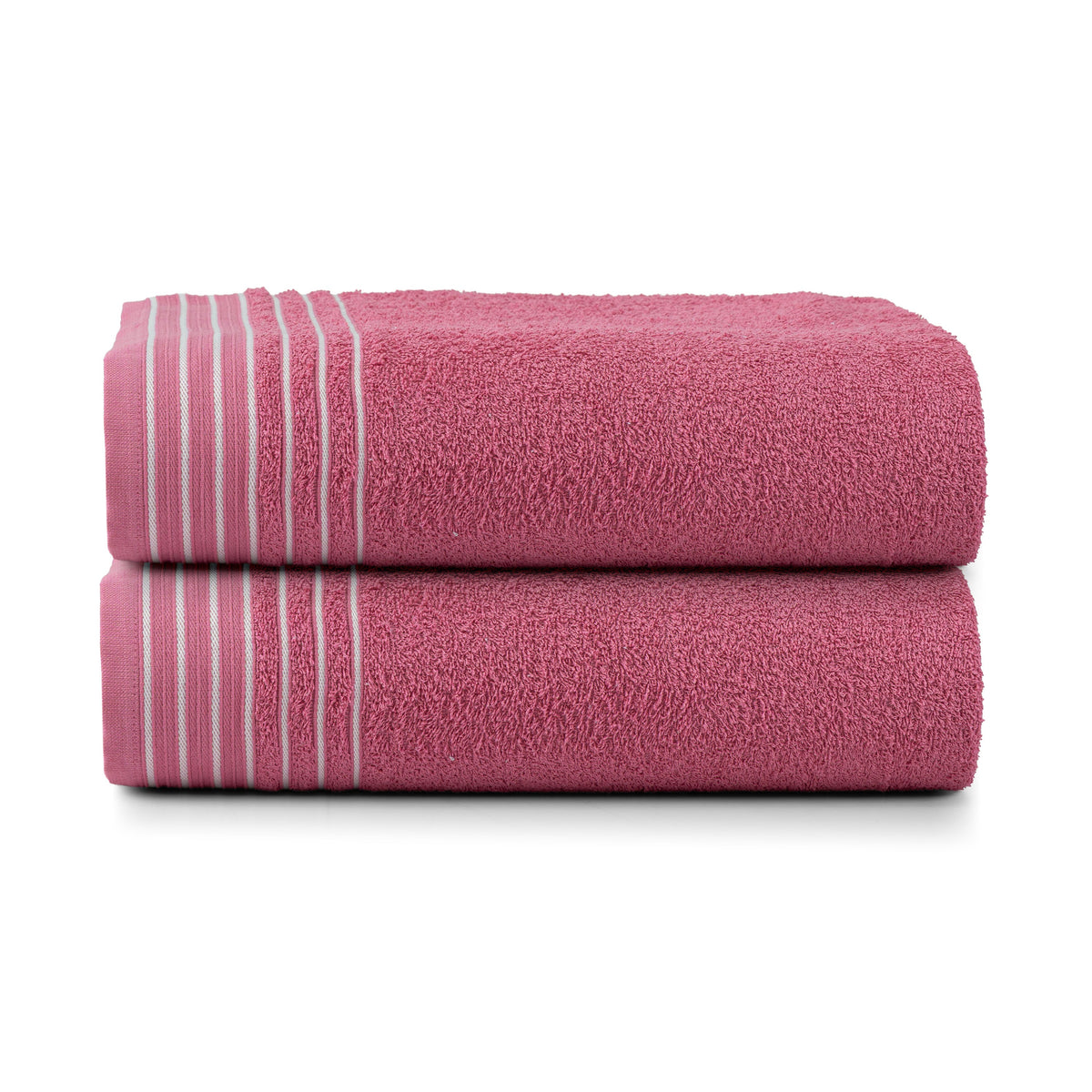 Set of 2 Kalistra Oversized Bath Towels 30" x 59" – 100% Cotton, 340 GSM
