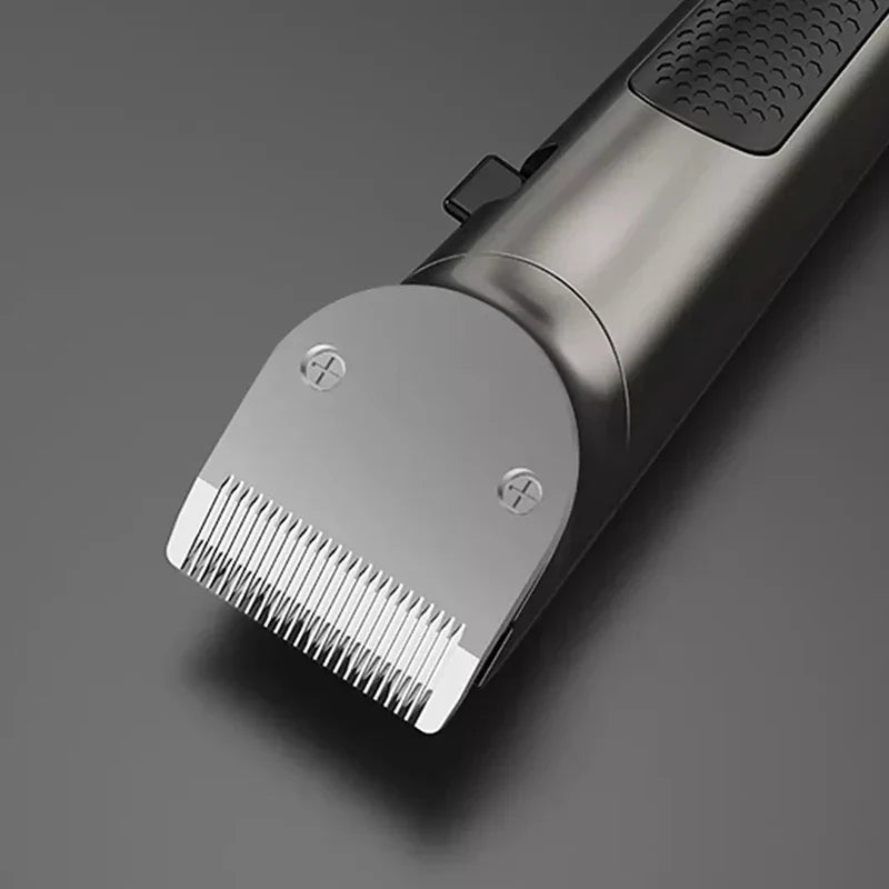 Electric Hair Clipper Variable Speed Barber Trimmer Grey