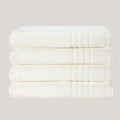 City Professional Bath Towel White 55.1 x 27.6 in – 410 GSM Cotton Blend for Hospitality