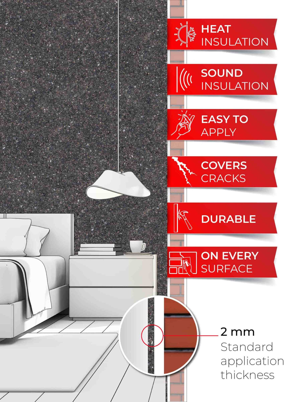Belka B48 Black Wallpaper – Bold and sophisticated black wallpaper for a modern and elegant look.