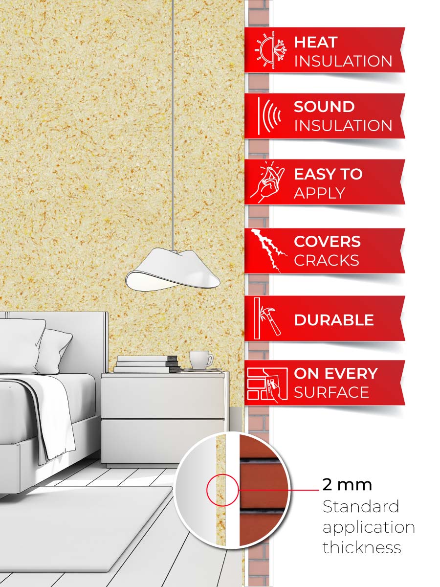 Belka B1 - Cream Wallpaper Natural Stylish Wall Covering